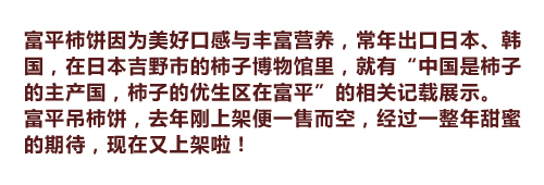 2025年陕西富平特级柿饼 吊柿饼 礼盒装（云知道定制）