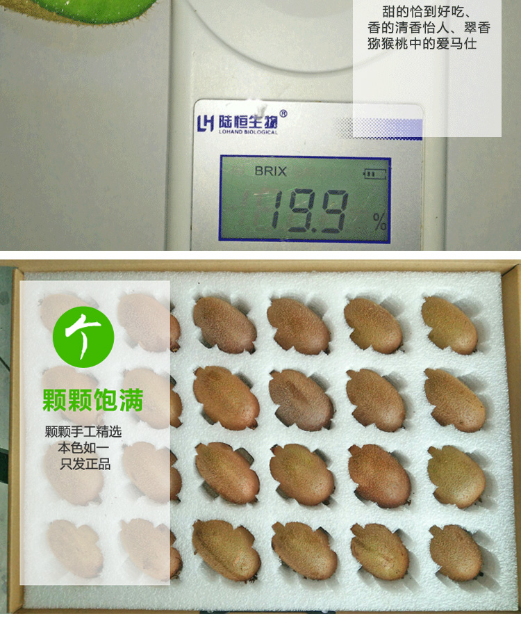 陕西翠香猕猴桃 绿心奇异果（原产地发货）