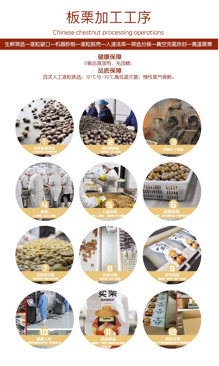 迁西板栗仁   熟板栗仁   （产地直发）