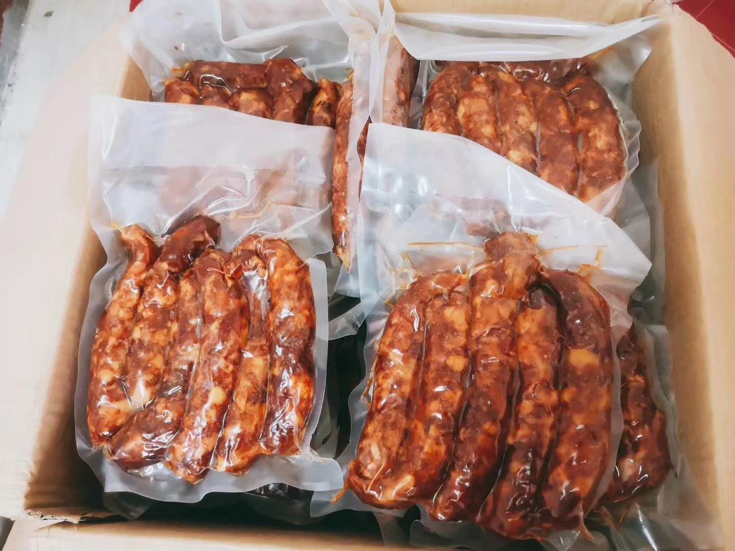 湖北云知道土家熏香肠腊排骨 腊肉 3斤装！1500克（原产地直发）