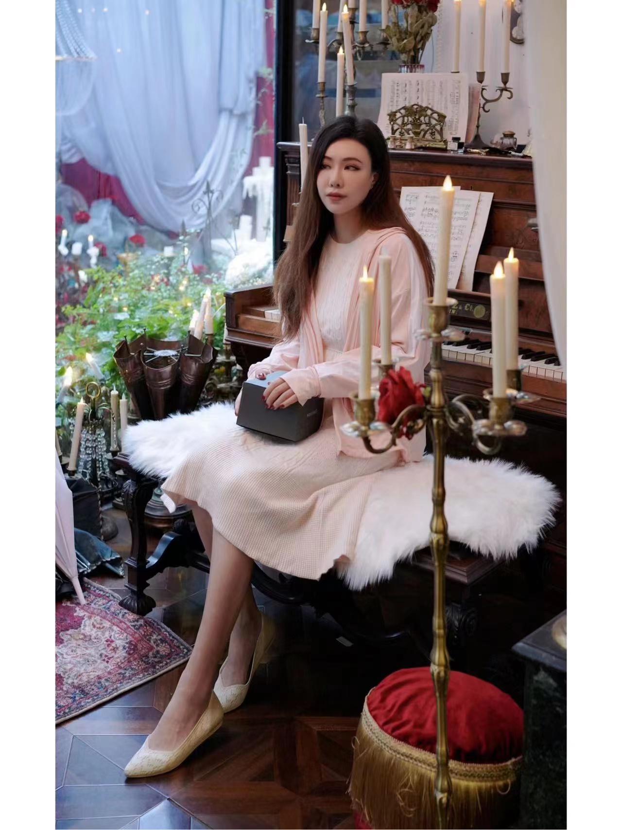 正品MaloveMZ针织平底鞋王妃鞋 爱心款（原厂发货）