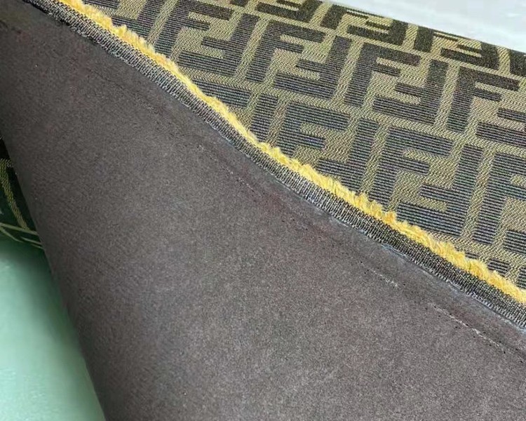 棕色提花 老花法棍 链条迷你包