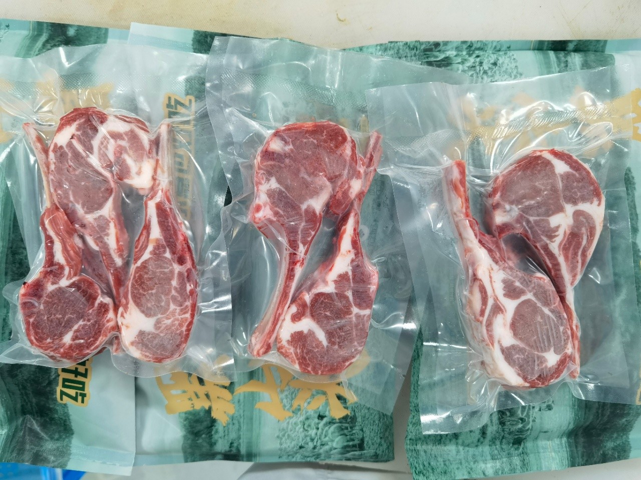 呼伦贝尔黑山头羊肉 无油厚切法排 法式羊排