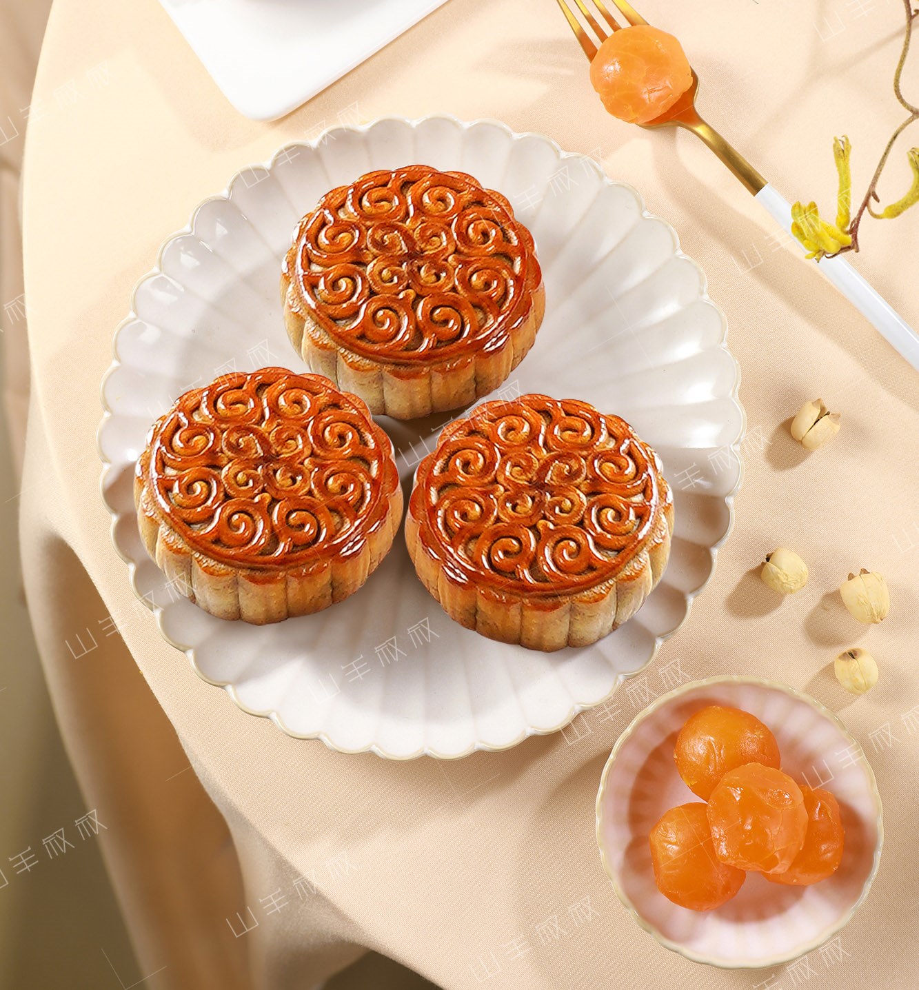 山羊叔叔 月揽山河月饼礼盒（原产地发货）